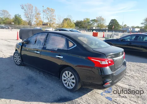 2017 Nissan Sentra S z USA, uszkodzony, nr VIN 3N1AB7AP1HY245011